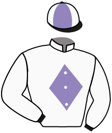 casaque portée par James S. jockey du cheval de course VEBLEN GOOD, information pmu ZETURF