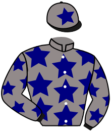 casaque portée par Grandin Mar. jockey du cheval de course GOLFEUR, information pmu ZETURF
