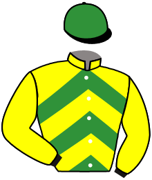 casaque portée par Lebouc Hug. jockey du cheval de course BALAKOVNA, information pmu ZETURF