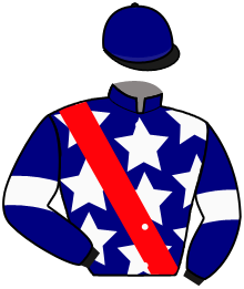 casaque portée par Lefebvre F. jockey du cheval de course L'IENISSEI, information pmu ZETURF
