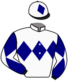 casaque portée par Barzalona M. jockey du cheval de course KIMI REY, information pmu ZETURF