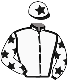 casaque portée par James S. jockey du cheval de course ALI SHUFFLE, information pmu ZETURF
