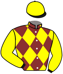 casaque portée par Crastus A. jockey du cheval de course ACOTANGO, information pmu ZETURF