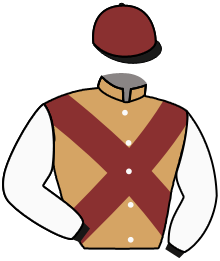 casaque portée par Remoue Pie. jockey du cheval de course TOSCANE TEMPLE, information pmu ZETURF