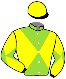 casaque portée par Justum M. jockey du cheval de course DAFNE, information pmu ZETURF