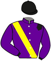 casaque portée par Calbrix Mat. jockey du cheval de course PRINCEDESCHAMPS, information pmu ZETURF