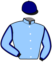 casaque portée par Nivard F. jockey du cheval de course KYRIELLE, information pmu ZETURF