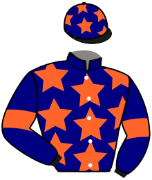 casaque portée par Abrivard M. jockey du cheval de course HORATIUS D'ELA, information pmu ZETURF