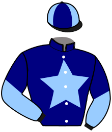 casaque portée par Bezier M. jockey du cheval de course JAKARTAS DES PRES, information pmu ZETURF