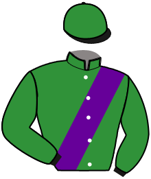 casaque portée par Dromigny T. jockey du cheval de course KALIMERO JASMA, information pmu ZETURF