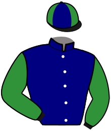 casaque portée par Nivard F. jockey du cheval de course IVON DE LA MONERIE, information pmu ZETURF