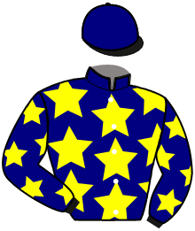 casaque portée par Beauvais T. jockey du cheval de course GOLDEN VISAIS, information pmu ZETURF