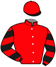 casaque portée par Hardy S. jockey du cheval de course LOWE DU BOUILLON, information pmu ZETURF