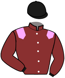 casaque portée par Cuoq J. jockey du cheval de course KENYA D'HERFRAIE, information pmu ZETURF