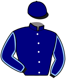 casaque portée par Charlot M. X. jockey du cheval de course KATHY DU PERCHE, information pmu ZETURF