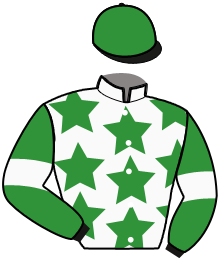 casaque portée par Lalande L. jockey du cheval de course KIDA DE LA BESSE, information pmu ZETURF