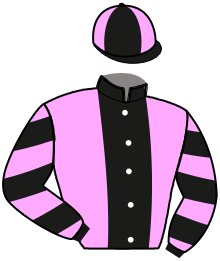 casaque portée par Le Guerch Mme Léa jockey du cheval de course MAGELLAN D'ORGERES, information pmu ZETURF