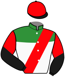 casaque portée par Crebas Baa. J. jockey du cheval de course LUGER, information pmu ZETURF