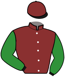 casaque portée par Allard E. jockey du cheval de course ITEM BUISSONAY, information pmu ZETURF
