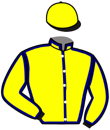 casaque portée par James S. jockey du cheval de course BRIGHT THUNDER, information pmu ZETURF