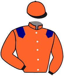 casaque portée par Crastus A. jockey du cheval de course AROUND THE WORLD, information pmu ZETURF