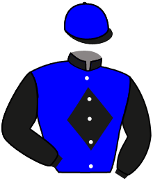casaque portée par Velon Mlle M. jockey du cheval de course BIG DRIFT, information pmu ZETURF