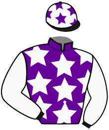 casaque portée par Abrivard A. jockey du cheval de course JOISO POKER PRO, information pmu ZETURF