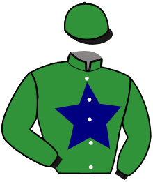 casaque portée par Chalon Th. jockey du cheval de course KAPELLA DRY, information pmu ZETURF