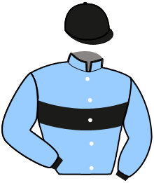 casaque portée par Ploquin Pau. Ph. jockey du cheval de course LUMIERE DES ISLES, information pmu ZETURF