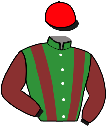casaque portée par Corbineau Ch. jockey du cheval de course LA SOL FA, information pmu ZETURF