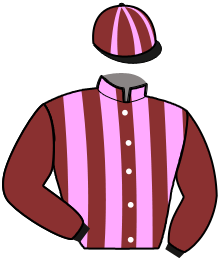 casaque portée par Constantin Mme A. jockey du cheval de course JAGUAR DE MONE, information pmu ZETURF