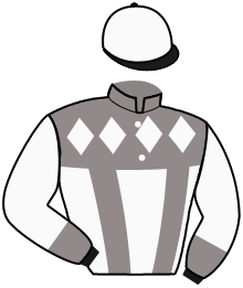 casaque portée par Van Den Bergh E. jockey du cheval de course IT'S ME DIESCHOOT, information pmu ZETURF
