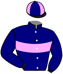 casaque portée par Grosbois Chr. jockey du cheval de course ULTRASPI, information pmu ZETURF