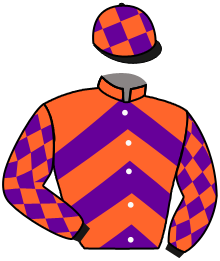 casaque portée par Nicoleau J. jockey du cheval de course MAITRE D'ARMES, information pmu ZETURF