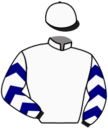 casaque portée par Pouchin A. jockey du cheval de course SOUTH BAY, information pmu ZETURF