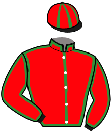 casaque portée par Mottier M. jockey du cheval de course LILI DES ORMES, information pmu ZETURF casaque portée par Mottier M. jockey du cheval de course LILI DES ORMES, information pmu ZETURF