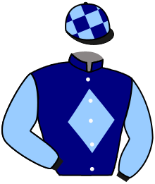casaque portée par Pouchin A. jockey du cheval de course INDALIMOS, information pmu ZETURF casaque portée par Pouchin A. jockey du cheval de course INDALIMOS, information pmu ZETURF