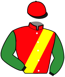 casaque portée par Criado M. jockey du cheval de course IDYLLE DU DIGEON, information pmu ZETURF