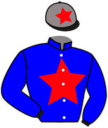 casaque portée par Madamet A. jockey du cheval de course SONNAZ, information pmu ZETURF