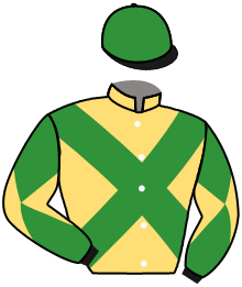 casaque portée par Gainford Jor. C. jockey du cheval de course MULOUGHBOY, information pmu ZETURF casaque portée par Gainford Jor. C. jockey du cheval de course MULOUGHBOY, information pmu ZETURF
