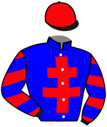 casaque portée par Cimarosti P. jockey du cheval de course MARGATE, information pmu ZETURF