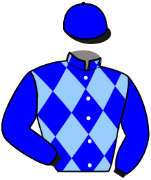casaque portée par Frecelle Cl. jockey du cheval de course LISA MONA BLUE, information pmu ZETURF casaque portée par Frecelle Cl. jockey du cheval de course LISA MONA BLUE, information pmu ZETURF