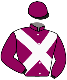 casaque portée par Mouesan H. jockey du cheval de course GUJANAIS, information pmu ZETURF