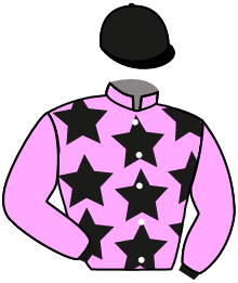 casaque portée par Bachelot T. jockey du cheval de course LE ROI LEON, information pmu ZETURF