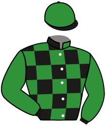 casaque portée par Grosso Mlle L. jockey du cheval de course RONCHEROLLES, information pmu ZETURF casaque portée par Grosso Mlle L. jockey du cheval de course RONCHEROLLES, information pmu ZETURF