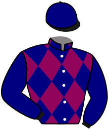 casaque portée par Seguy V. jockey du cheval de course MAD WHIP, information pmu ZETURF