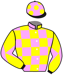 casaque portée par Bazire P. jockey du cheval de course BEECHCRAFT, information pmu ZETURF