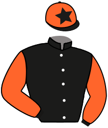 casaque portée par Marie Benj. jockey du cheval de course ROOFTOP, information pmu ZETURF