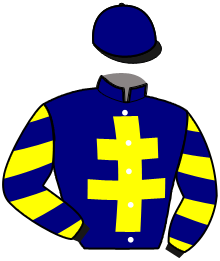 casaque portée par Mourice R. jockey du cheval de course MELANIE WELL, information pmu ZETURF