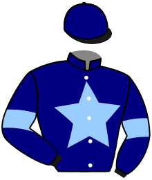 casaque portée par Bon G. jockey du cheval de course STAR CREEK, information pmu ZETURF